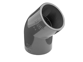 Imperial Grey PVC 45 Elbow