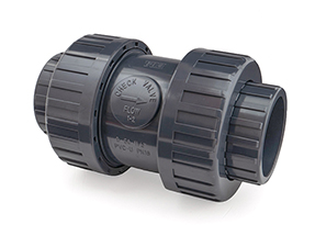 Metric Grey PVC Spring Check Valve